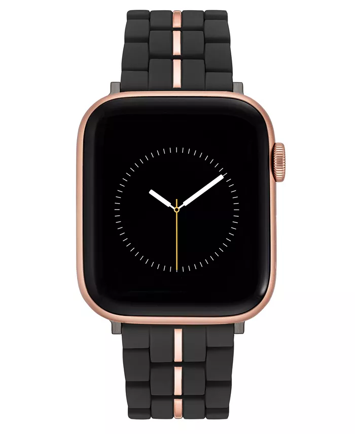 

Женский браслет Rubberized Link для Apple Watch 42 мм (только Series 1-3) и 44/45/46/49 мм (Ultra и Ultra 2) Nine West, черный