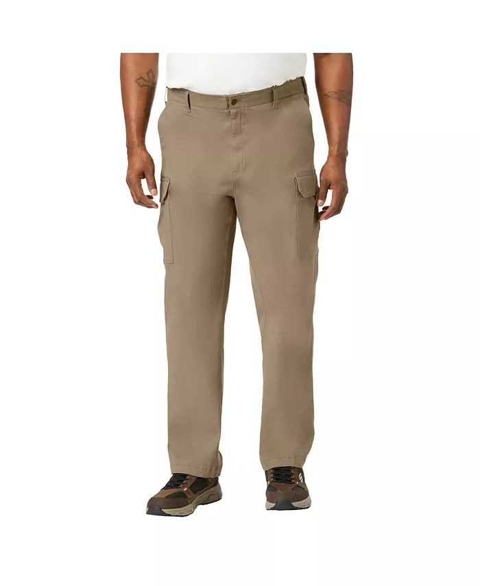 

Большие и высокие карго-брюки с комфортной талией Kingsize, загар/бежевый