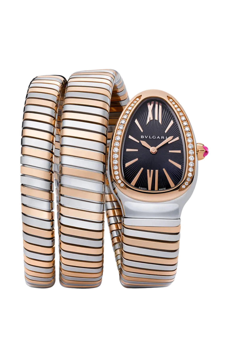 

Часы tubogas quartz 2 twirls Bulgari