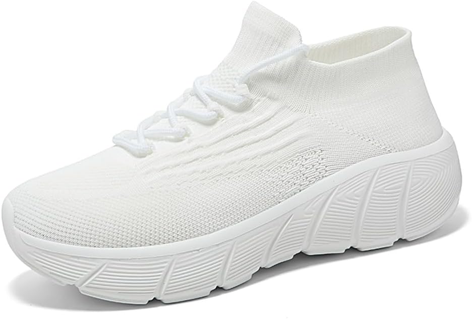 

LEADER SHOW Мужские кроссовки слипоны для ходьбы, дышащие, легкие, нескользящие, сетчатые для спортзала, белый