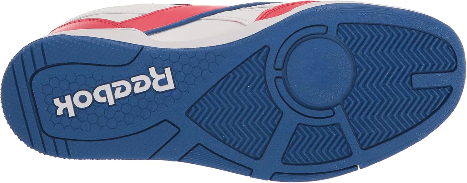 Мужские кроссовки Reebok Club C 85 Amazon Renewed, белый/красный/синий — фото 4
