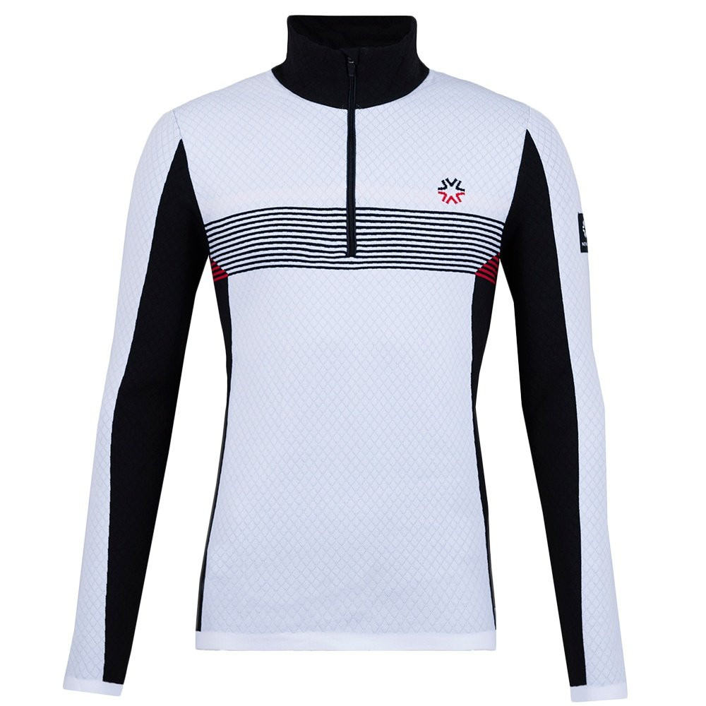 

Мужской свитер Newland Jupiter с застежкой-молнией до середины груди, Black/White