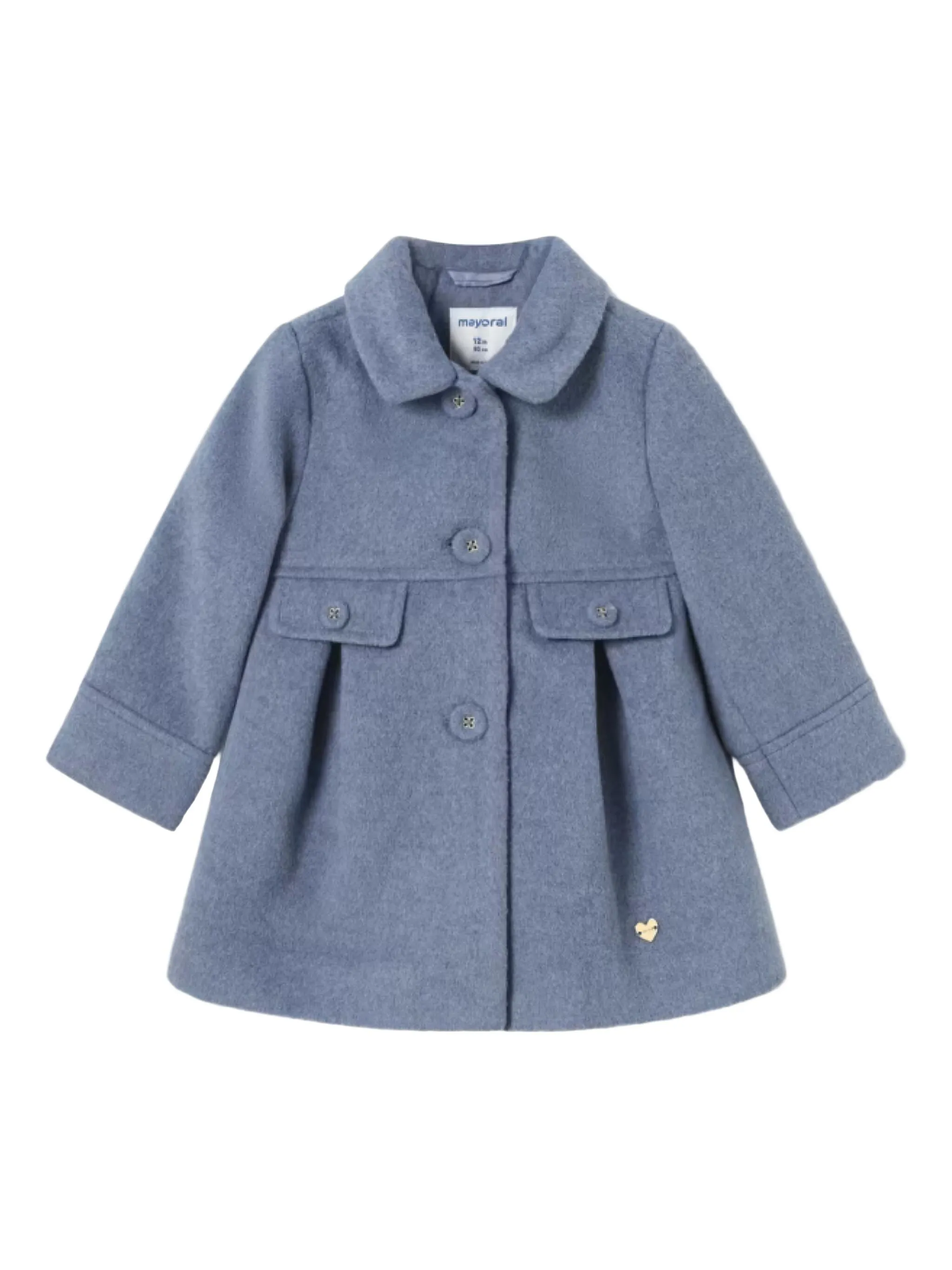 

Пальто с карманами Mayoral, синий