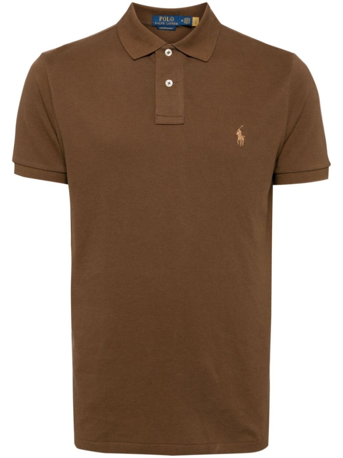 

Polo Ralph Lauren рубашка-поло из хлопка с коротким рукавом, коричневый