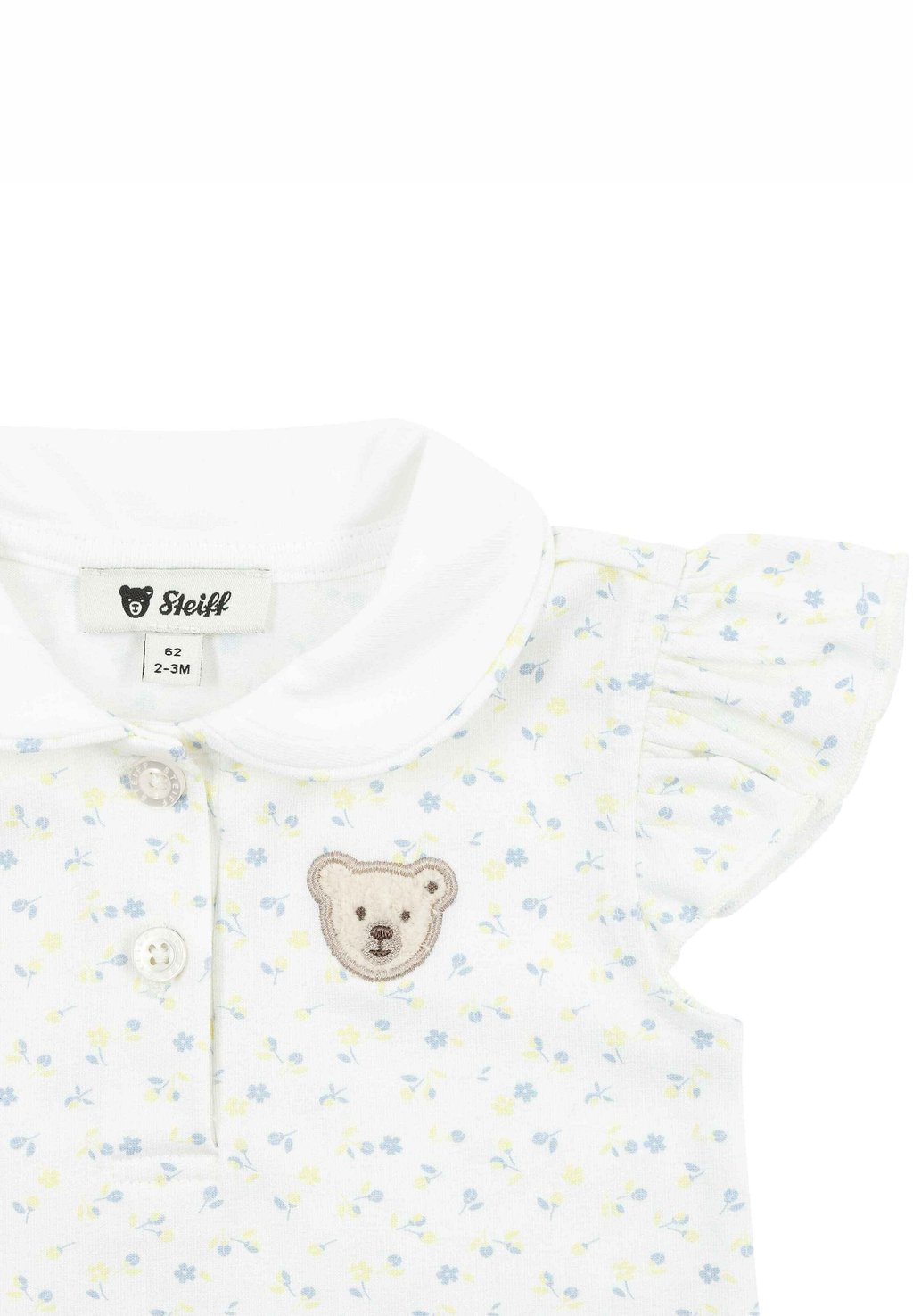 Футболка с принтом STEIFF T-SHIRT KURZARM SUMMER BREEZE Steiff, белый деним — фото 3
