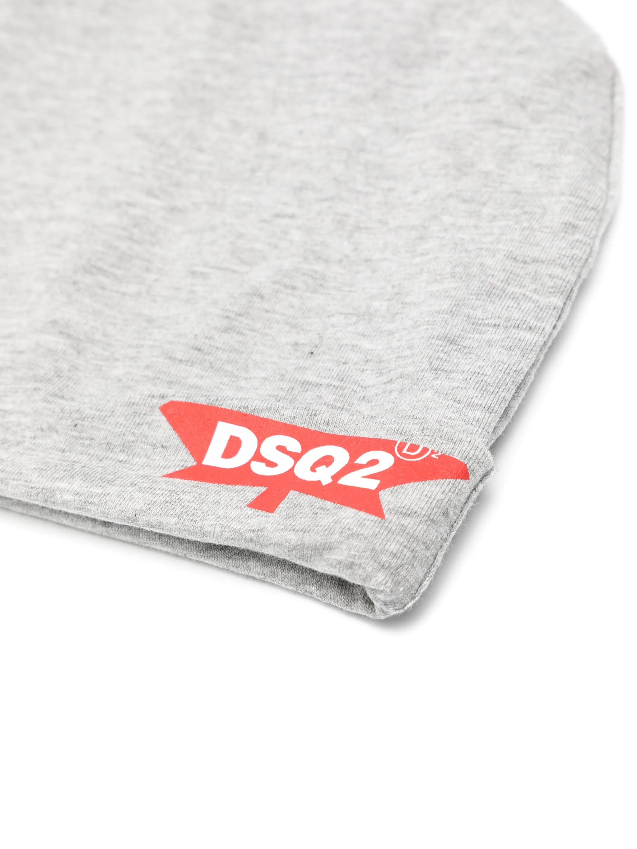 Комплект из боди и нагрудника с логотипом Dsquared2 Kids, серый — фото 3