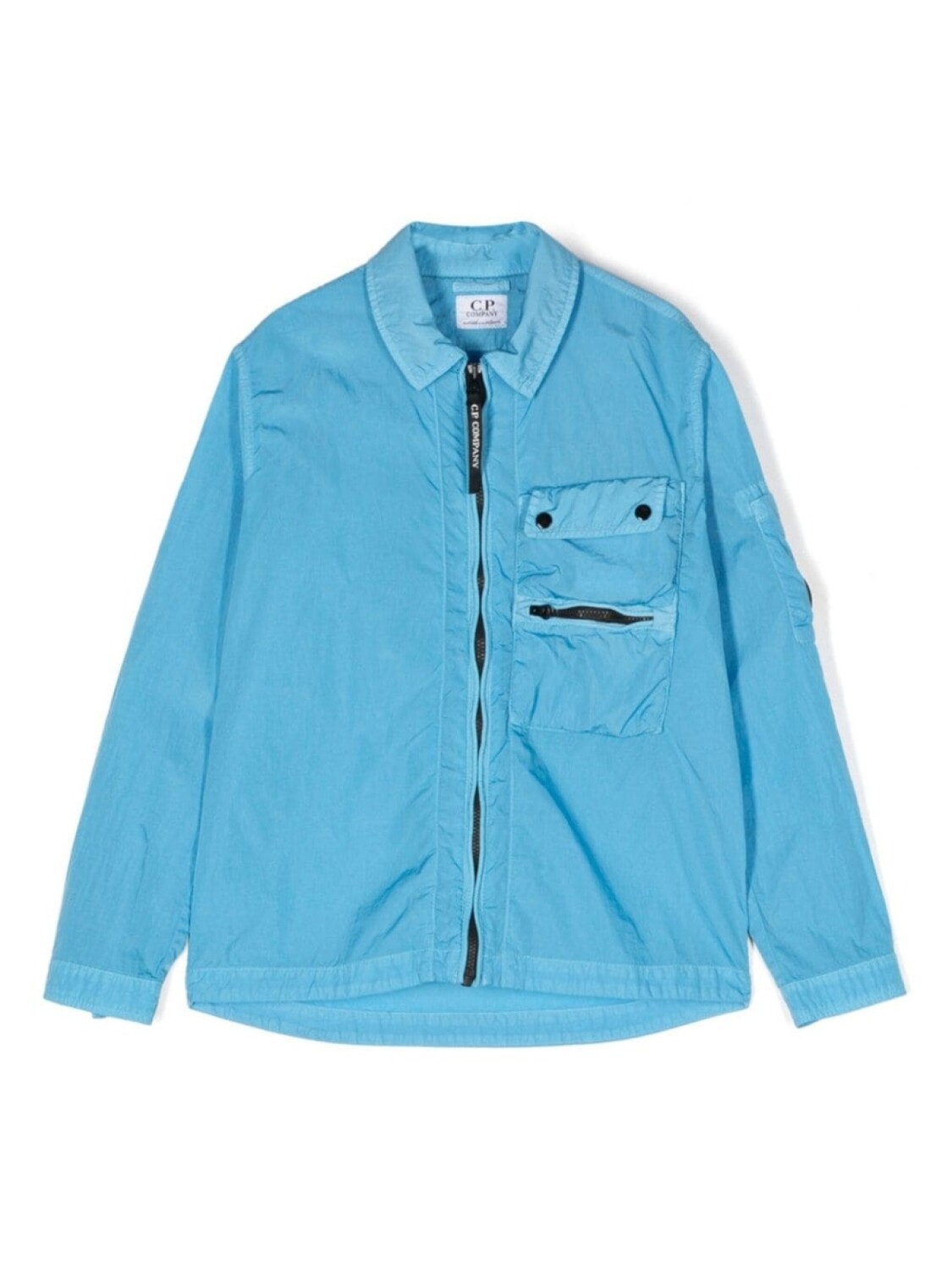 

C.P. Company Kids куртка с декором Lens, синий