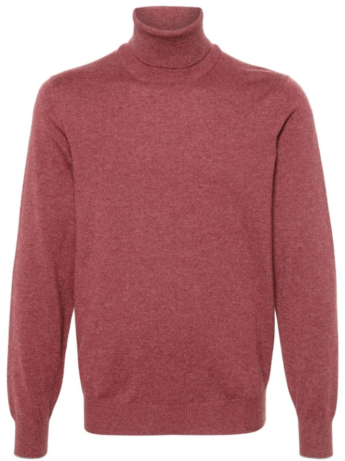 

Brunello Cucinelli кашемировый джемпер с высоким воротником, красный