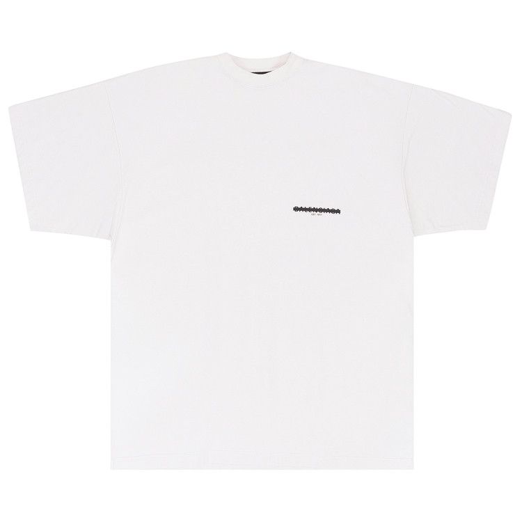 

Футболка Balenciaga Crossed Out T-Shirt, Ecru