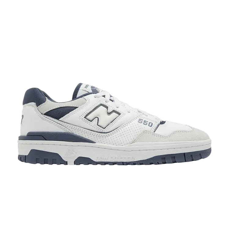 

Кроссовки New Balance 550 2E Wide 'White Vintage Indigo', белый