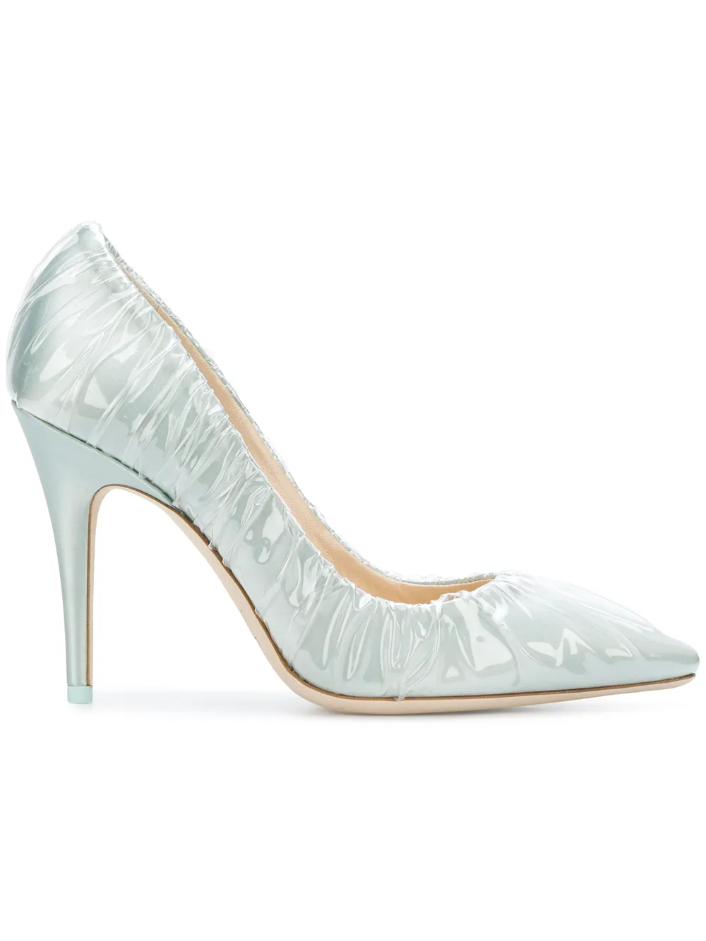 Туфли-лодочки x Jimmy Choo 'Anne 100' OFF-WHITE, синий
