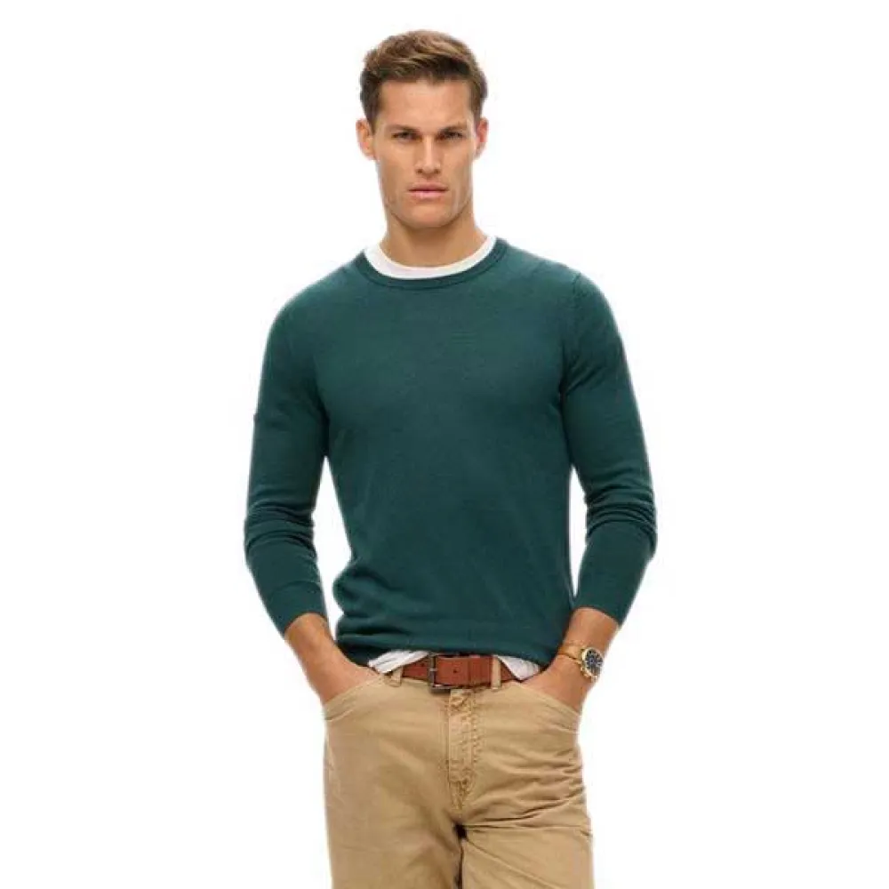 

Свитер Superdry Essentials Lw, зеленый