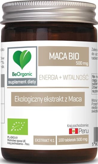 

BeOrganic экстракт маки БИО 500 мг х 100 таблеток