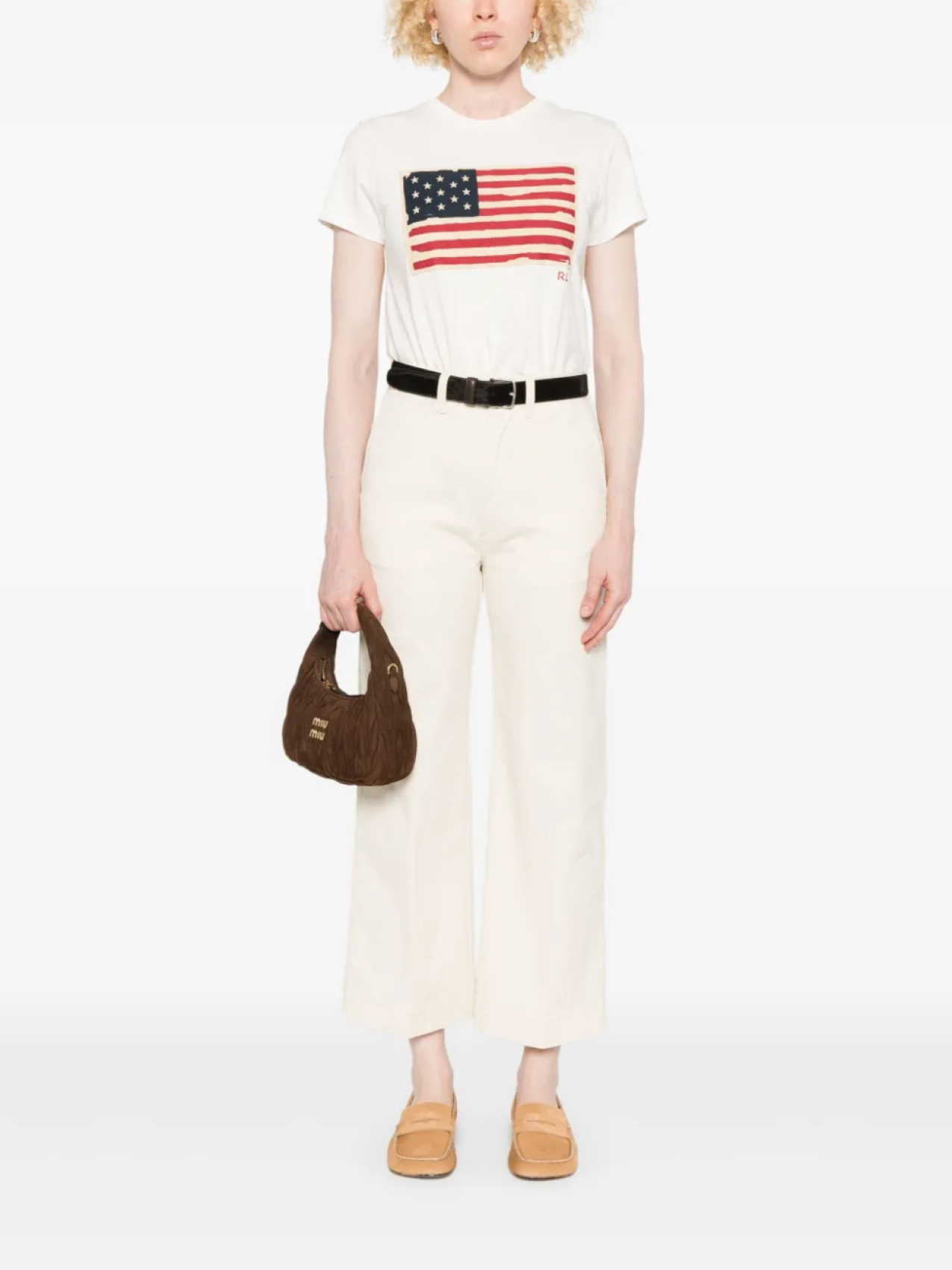 Polo Ralph Lauren хлопковые джинсы, нейтральный — фото 2