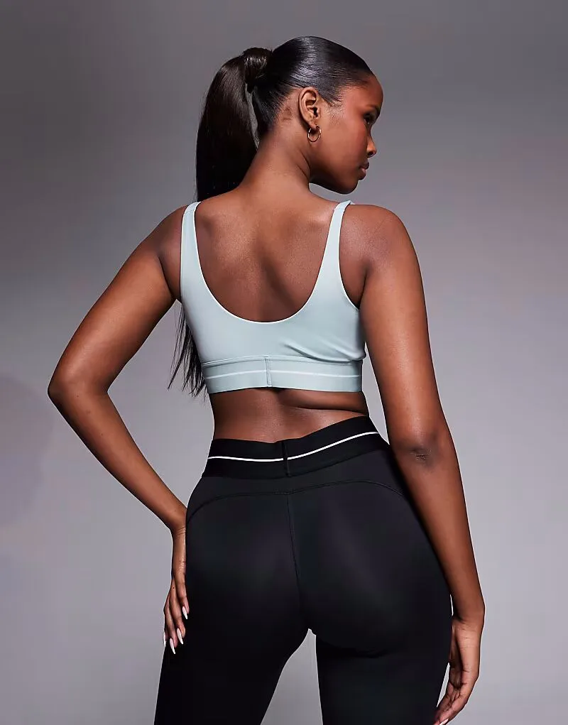 Adidas performance Спортивный бюстгальтер Adidas Training hyperglam с легкой поддержкой, зеленый — фото 2