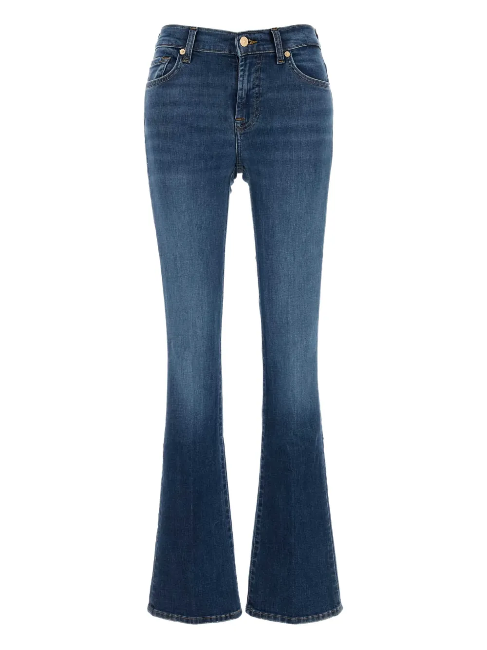 

Джинсы-клеш Illusion stretch 7 For All Mankind, синий