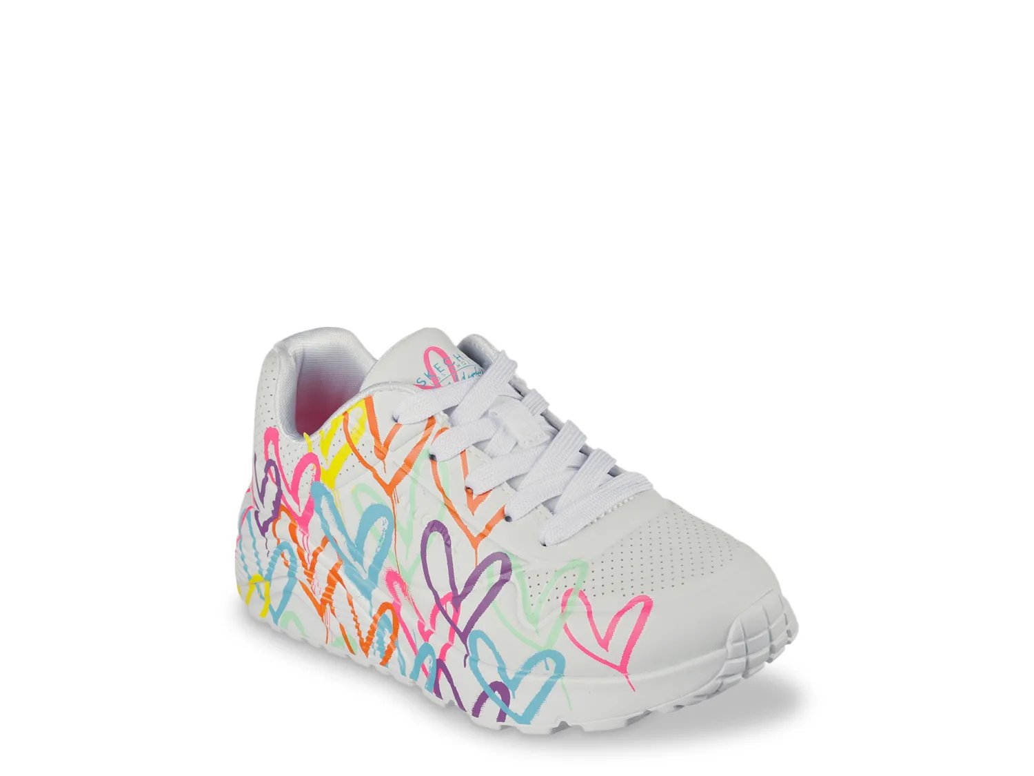 

Кроссовки Skechers x JGoldcrown Uno Lite Spread the Love Sneaker - Kids', White/Multicolor Hearts