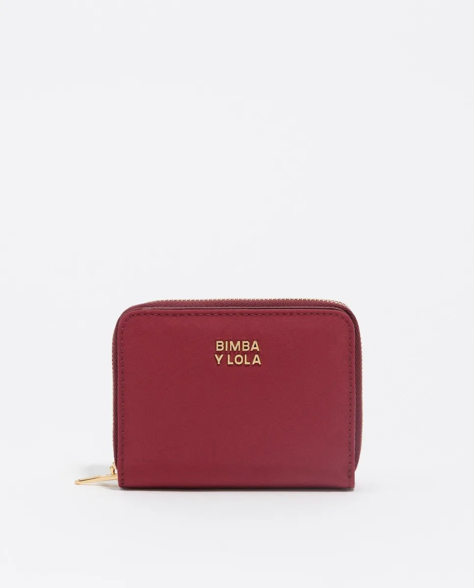 

Женский кошелек с клапаном из нейлона Bimba y Lola, бордовый