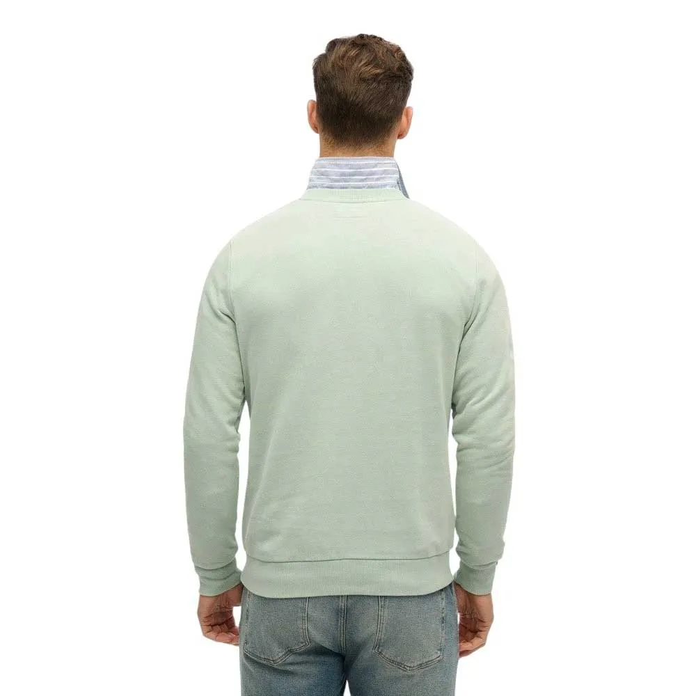 Толстовка Superdry Vintage Wash Relaxed, зеленый — фото 2