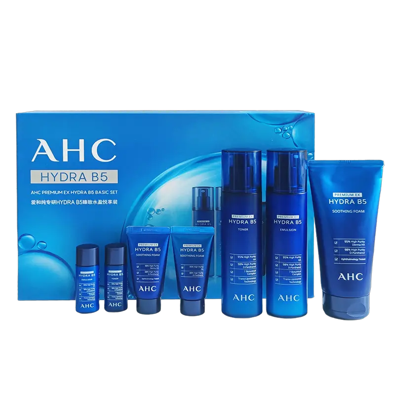 

AHC B5 Premium Hydrating Joy очищающее молочко для лица набор для ухода увлажнение и питание A.H.C