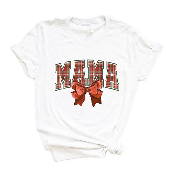 

Футболка с принтом Coquette plaid mama с коротким рукавом Simply Sage Market, White, Белый, Футболка с принтом Coquette plaid mama с коротким рукавом Simply Sage Market, White