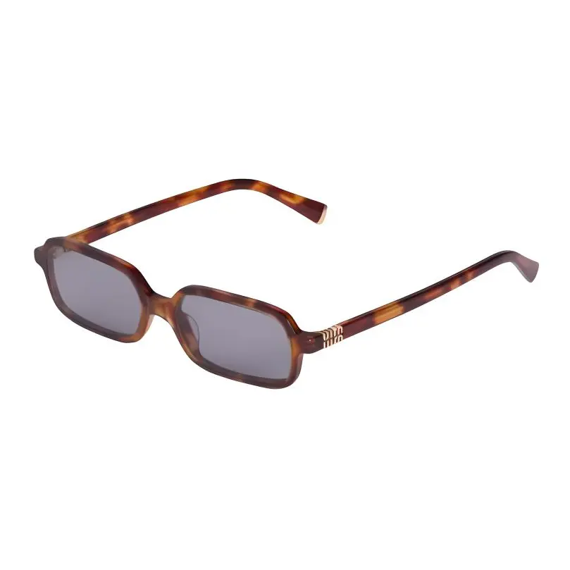 

MIU MIU Солнечные очки квадратной формы для женщин в черепаховом цвете, Tortoiseshell
