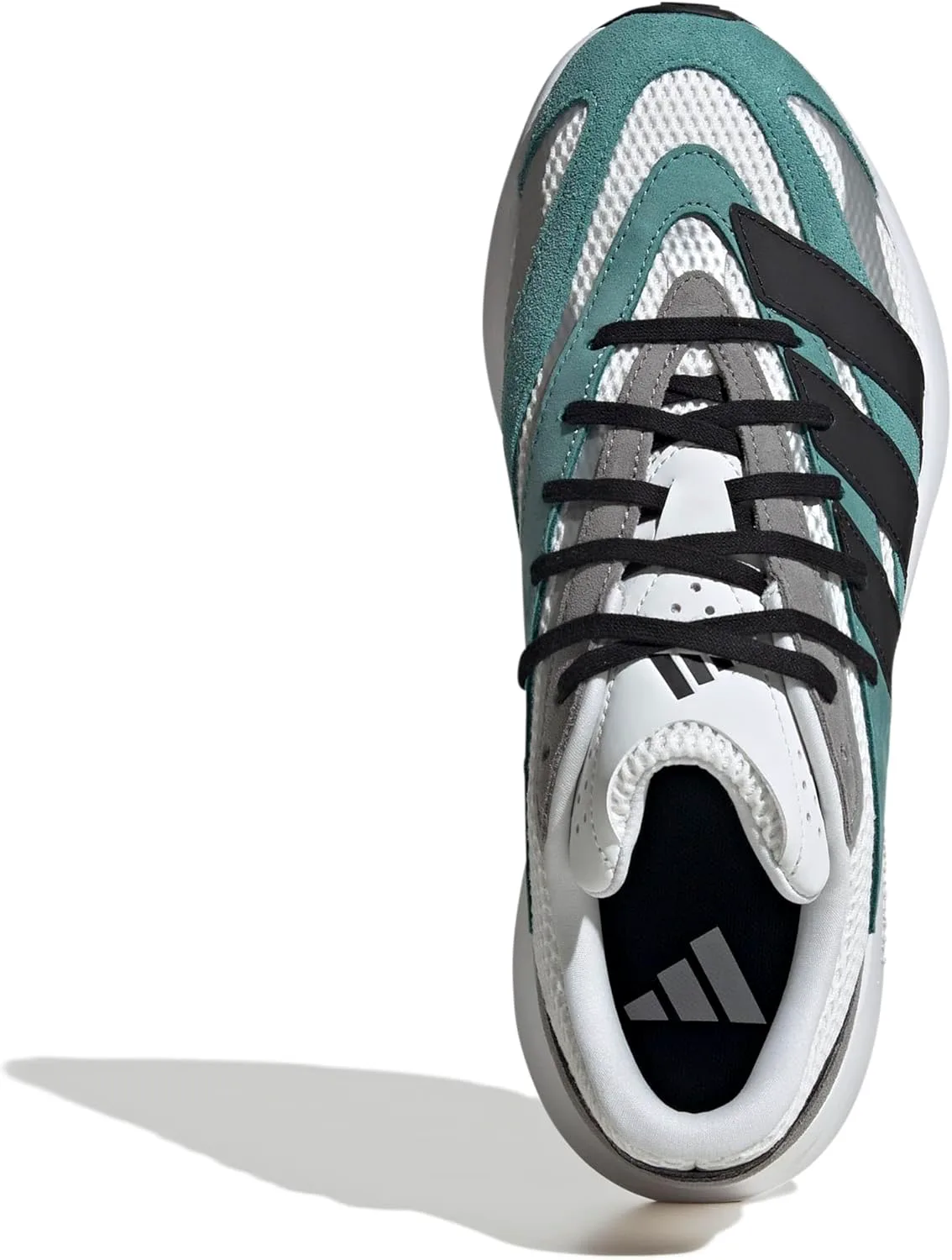 Мужские кроссовки Adidas Lightblaze, белый/черный/зеленый — фото 2