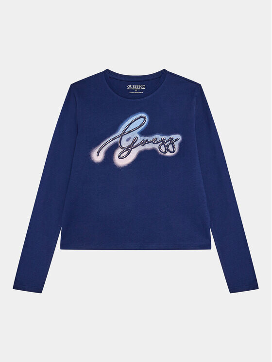 

Блуза стандартного кроя Guess, синий