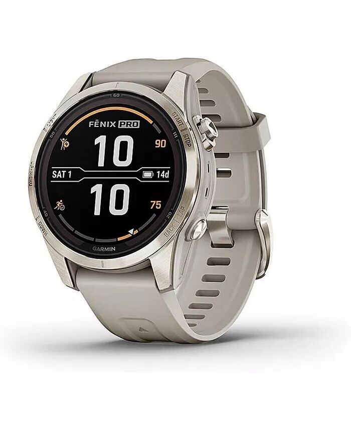 

Fenix ​​7S Pro Sapphire Solar — светлый песочный Garmin, коричневый