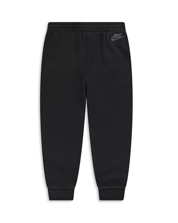 Детские флисовые штаны Boys' Glow With Me - для маленького ребенка Nike, черный — фото 2