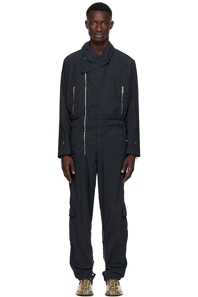 

Овердайд комбинезон Dries Van Noten, синий