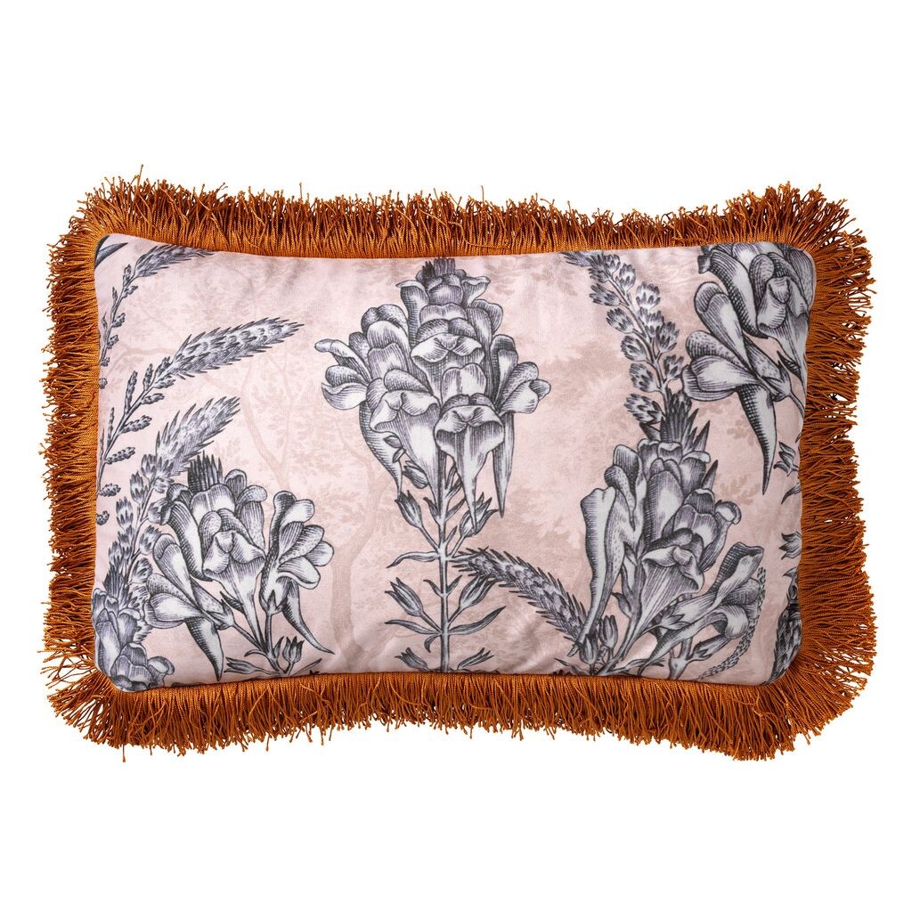 

MOTI - Чехол на подушку с цветочным принтом 30х50 см Пемза Dutch Decor