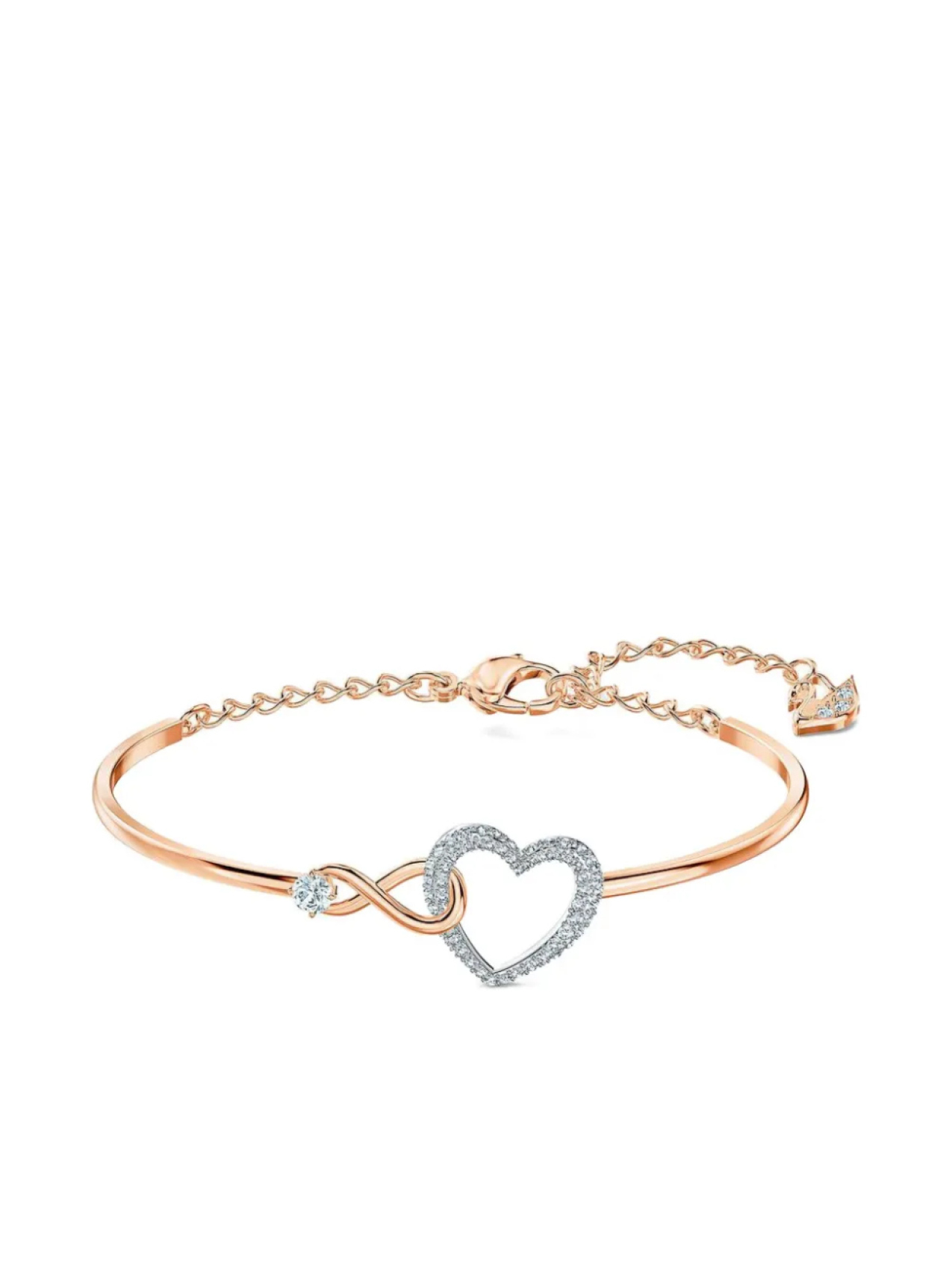 

Swarovski браслет-бэнгл Hyperbola, розовый