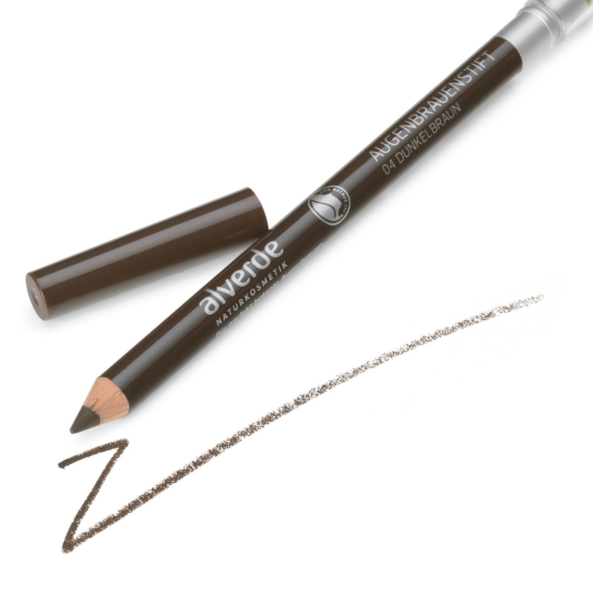 Карандаш для бровей 04 темно-коричневый 1,1 г. alverde NATURKOSMETIK — фото 3