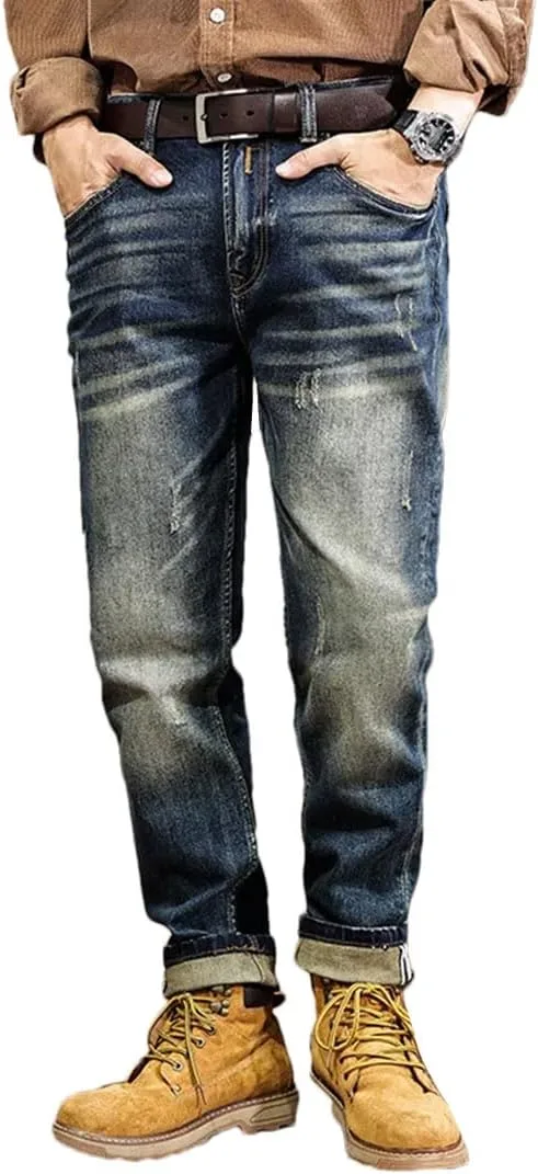 

Мужские джинсы slim straight casual