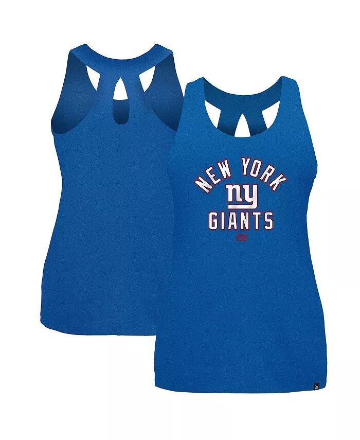 

Женская майка тренировочного лагеря Royal New York Giants 2024 NFL New Era
