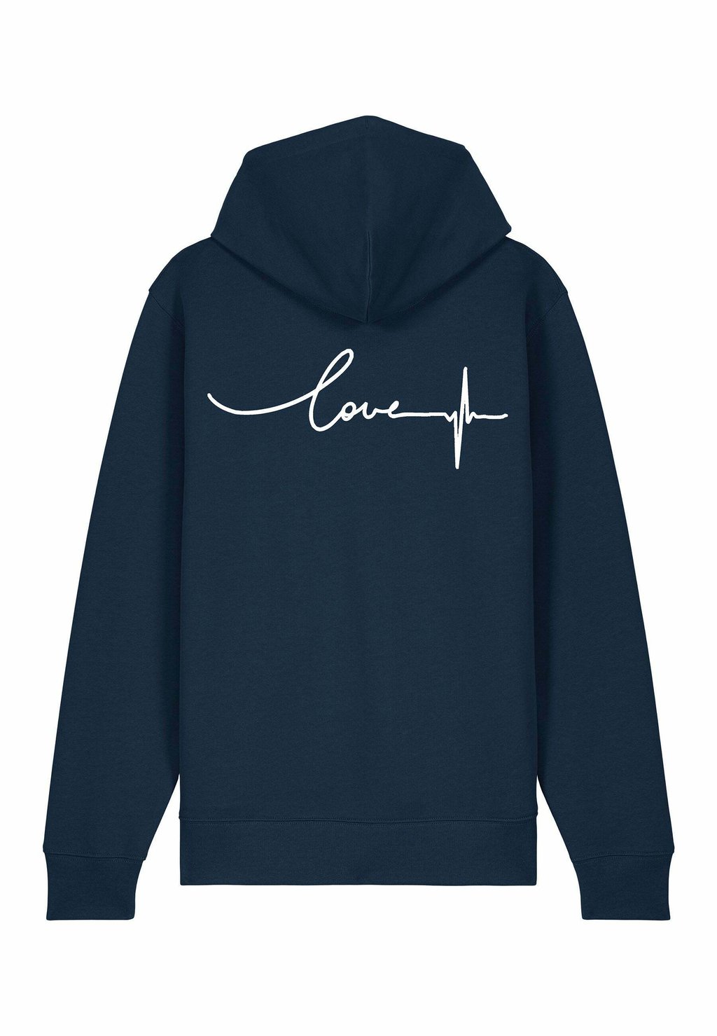 

Толстовка на молнии FREQUENCY BACK EMBROIDERY Mira Paris, темно-синий