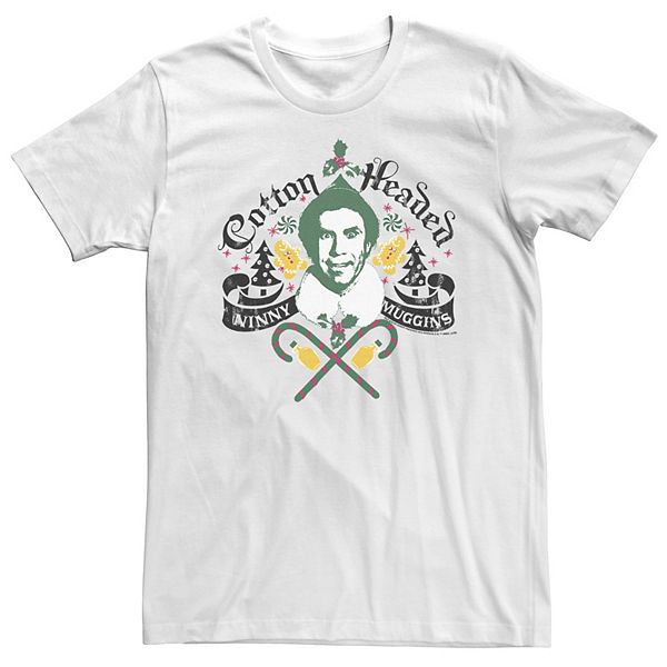 

Футболка с портретом Big & tall elf "cotton headed ninny muggins" Licensed Character