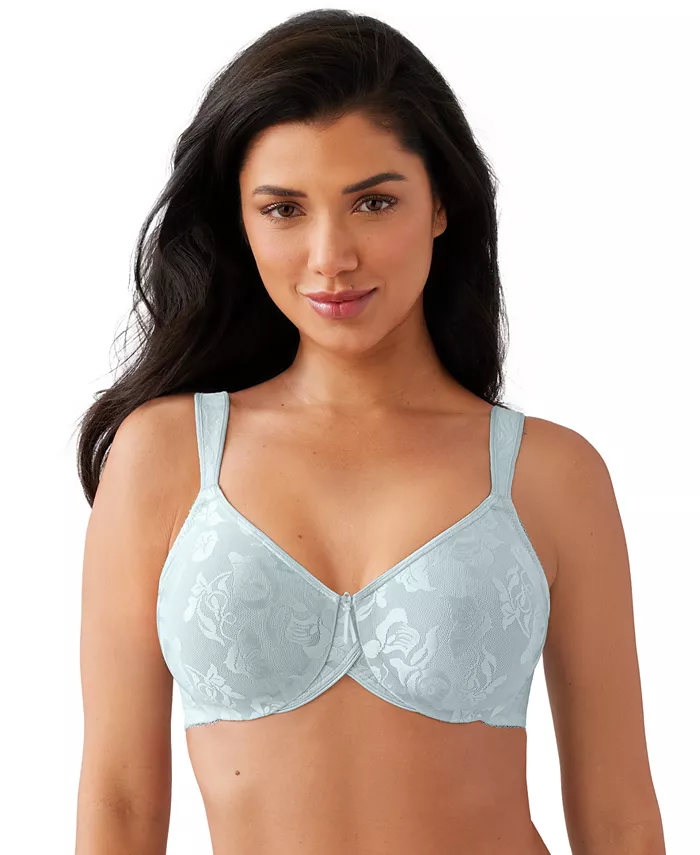 

Женский бесшовный бюстгальтер на косточках Awareness Full Figure 85567, до 1 чашки Wacoal, синий