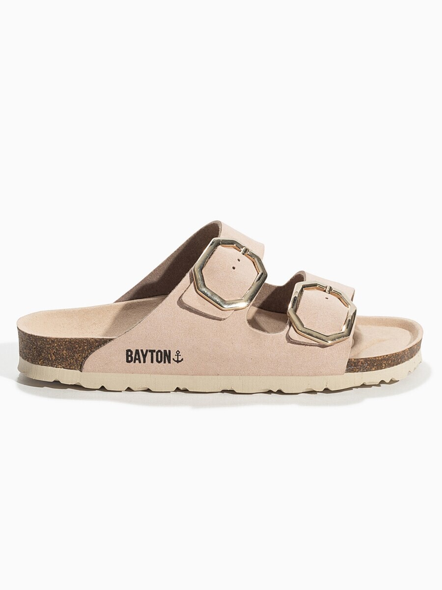 Тапочки Bayton Slippers Atlas, пастельно-розовый — фото 4