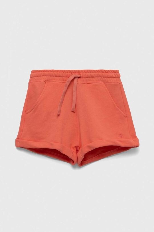 

Детские хлопковые шорты United Colors of Benetton, оранжевый