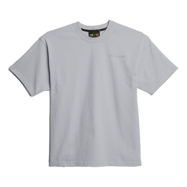 

Футболка adidas originals x Pharrell Williams Basics Short-sleeved Embroidered Letters Grey, серый