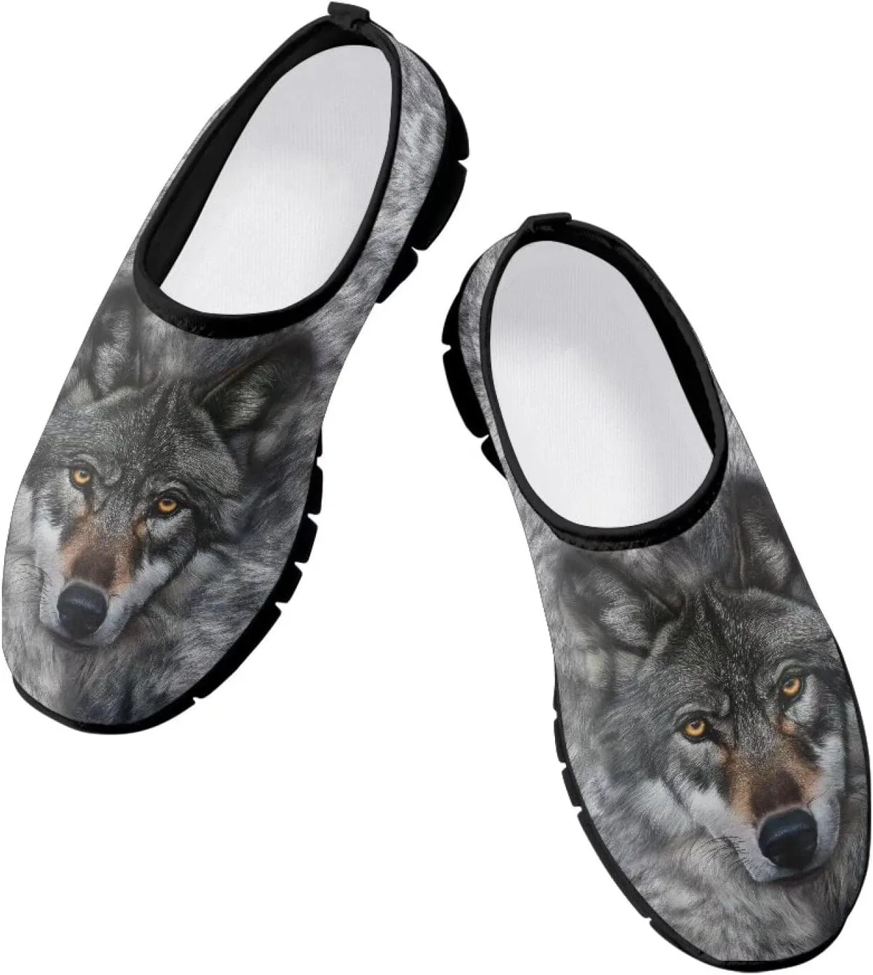 Мужские слипоны с 3D волком, Loafers & Slip-Ons Fuojuvelie — фото 3
