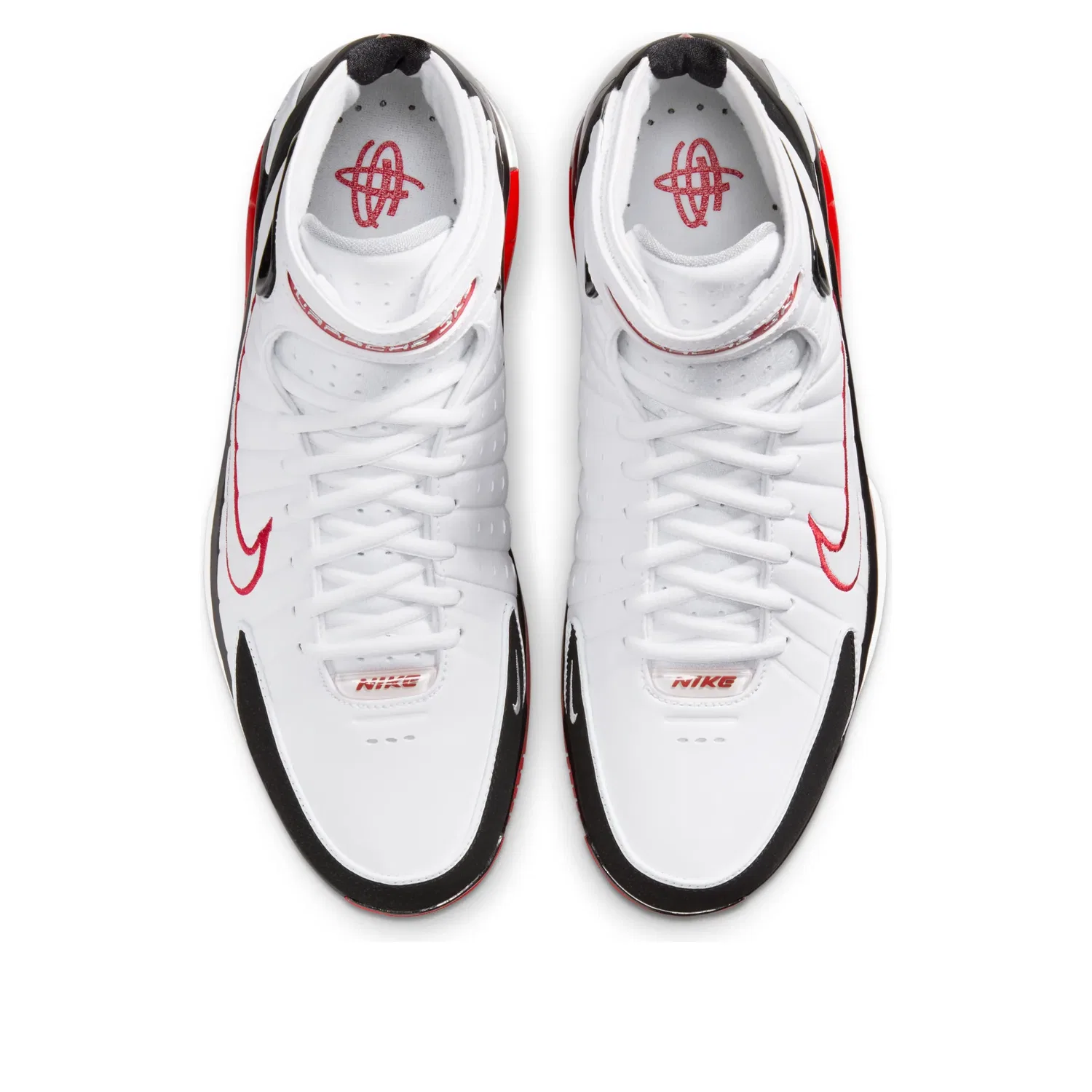 Кроссовки Nike Air Zoom Huarache 2K4 'White Varsity Red Black' IV3782-100, белый — фото 2