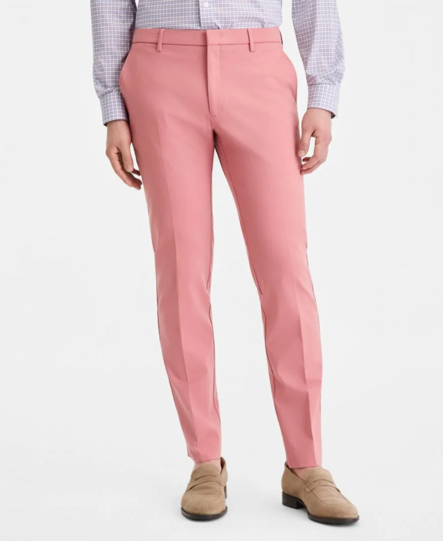 Мужские классические брюки современного кроя Tommy Hilfiger, Coral — фото 2