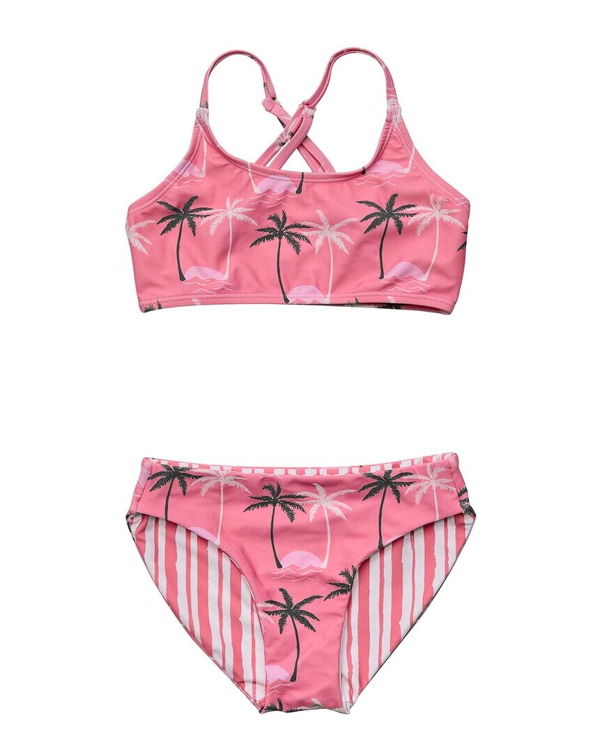 

Бикини Snapper Rock Palm Paradise с X-образной спинкой, розовый