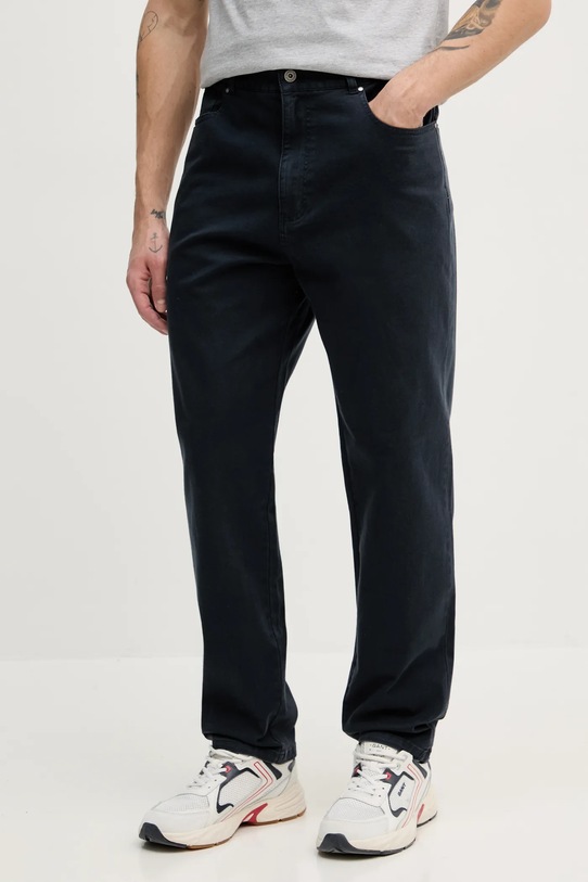 

Брюки Regular Fit из эластичного твила с эффектом стирки Barbour, темно-синий