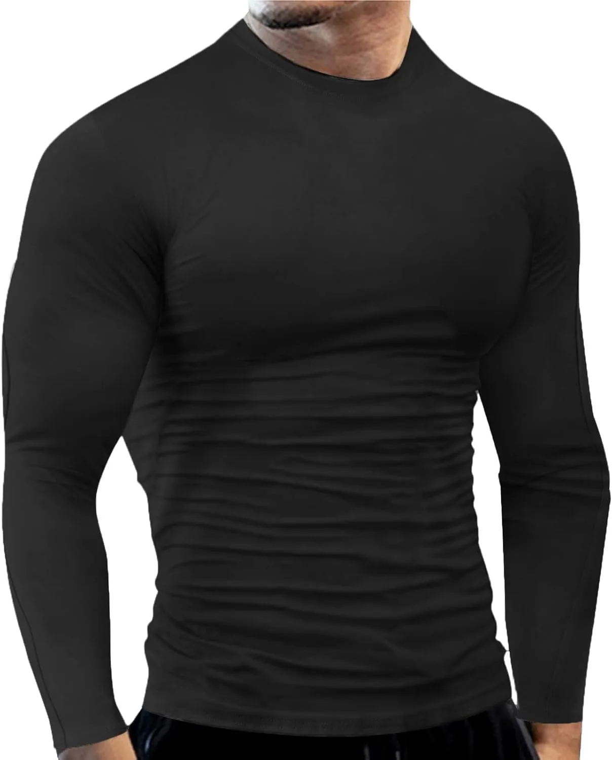 

Мужская футболка для тренировок ZYXTIM с длинным рукавом, быстросохнущая