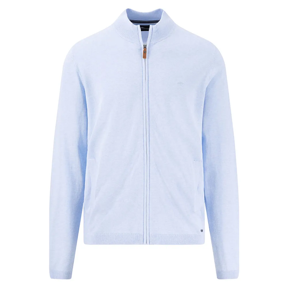 

Свитер Fynch Hatton Air Cotton full zip, синий