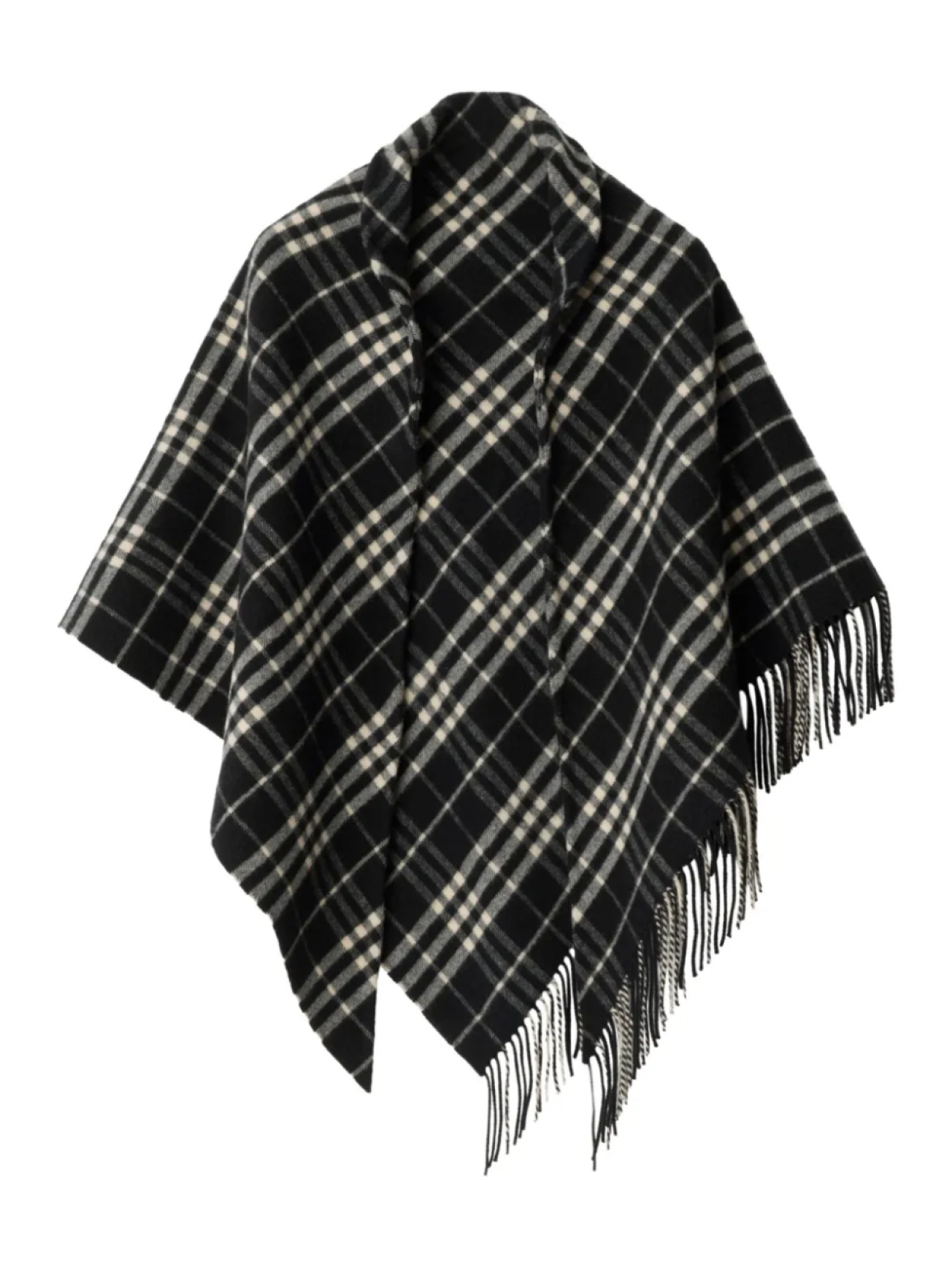 

Burberry шарф в клетку, черный